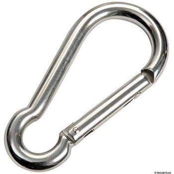 Mousqueton inox de sécurité 5 mm
