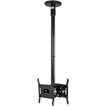 Back-to-Back Ceiling Mount with Tilt 0.8m Black