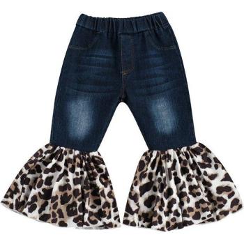 Vaquera Chic con Estampado Leopardo y Cintura Elástica