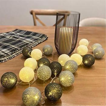 Guirlande lumineuse étoilée LED blanche pour mariage, fête, décoration de Noël, longueur 3,1 mètres