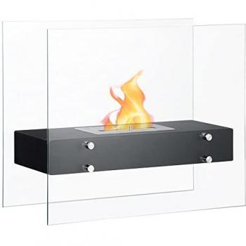 Chimenea de Bioetanol 7000 BTU Homcom Sobremesa