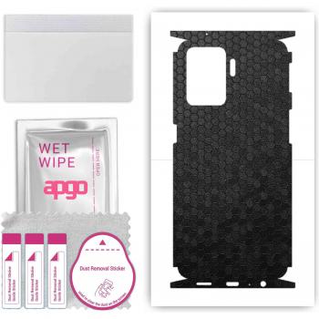 Película Adhesiva Completa con Diseño Miel Negra, compatible con Oppo Reno 5 Lite