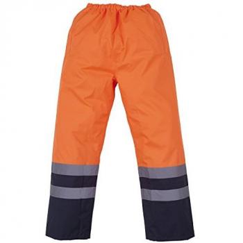 Yoko 3XL Impermeabile Uomo Arancione/Blu Visibilità Massima
