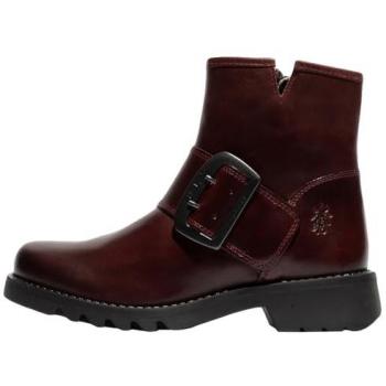 Botas Fly London Rily de Cuero para Mujer en Rojo
