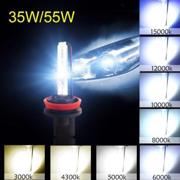 Xenon Birne H8 H9 H11 55W 2er Set 3000K-12000K Auto Scheinwerfer Nebellicht