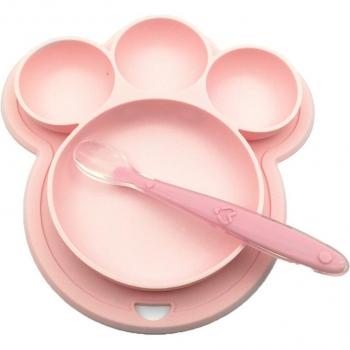 Cartoon Bear Silicone Feeding Dish