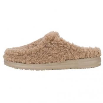 Hey Dude Timber Wolf Wendy Slippers (Brown) – Women’s 8