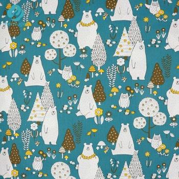 Tissu de Couture Mendogen Animaux pour Literie Bébé 50×160 cm