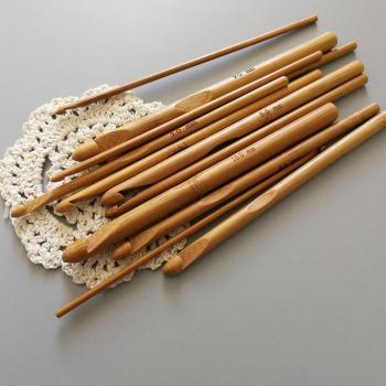 Ganchos de Tejer de Madera