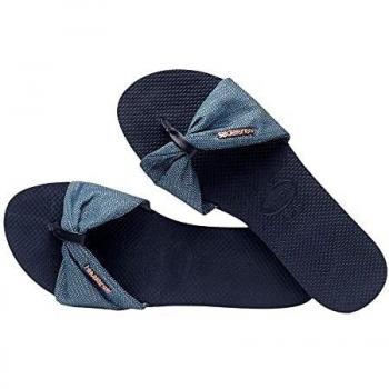 Donna Infradito Havaianas You Saint Tropez Shine Blu Marine 35 EU