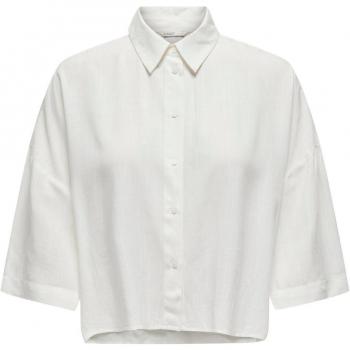 ONLY Hemd Lastrid 15307870 Weiß Regular Fit