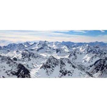 Peinture sur Toile Pic du Midi en Hiver 45x135 cm