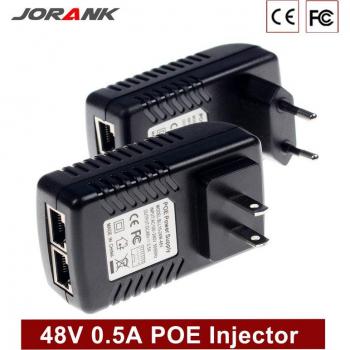 Adaptador Ethernet JORANK 48V 0.5A para Cámaras de Seguridad