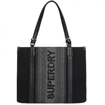 Black Leather Tote Bag – Superdry Unisex Edition