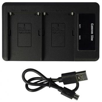 Station de recharge vhbw pour caméra Grundig SCENOS LCD6000HE