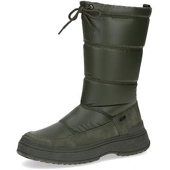 Stivaletti Caprice Kaki con Tacco Basso e Plateau, Misura 36