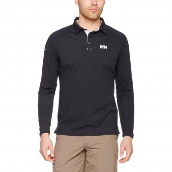 Polo Helly Hansen HP Shore LS Rugger Técnica Manga Larga, Hombre, Azul