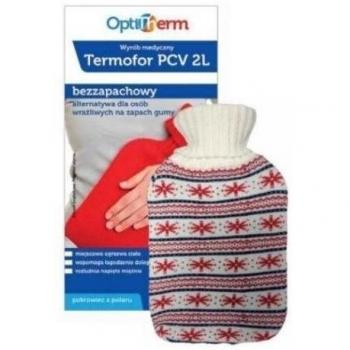 Bouillotte PVC 2 L Housse Tricotée OPTITHERM
