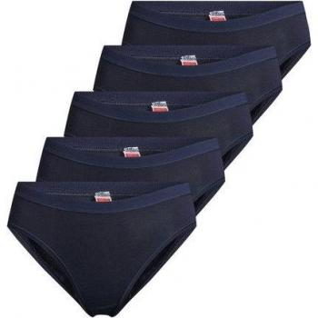 Conta 5er Pack Midi Slips für Damen Blau (Größe 38)