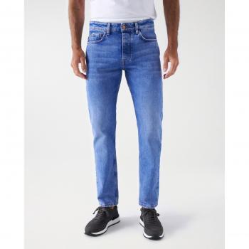 Vaquero slim de hombre Salsa Jeans azul