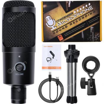Condenser USB Microphone for Streaming and Podcasting