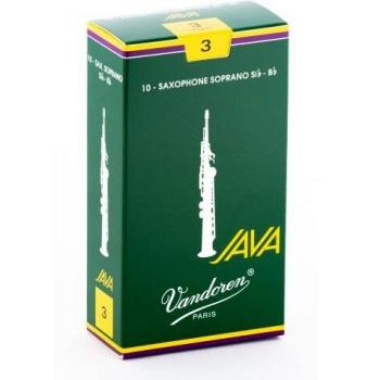 Pack de 10 Anches Vandoren Java 3 pour Saxophone Soprano
