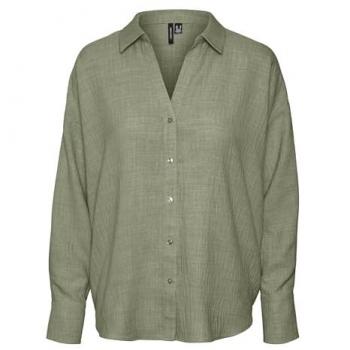 Langarmbluse VERO MODA VMMELANEY QUEENY LS SHIRT WVN NOOS