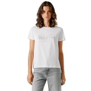 Pure White Cotton Top – S (Pepe Jeans)