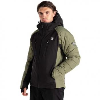 Dare2b Water-repellent Speed II Ski Jacket Olivine Green Black 2XL