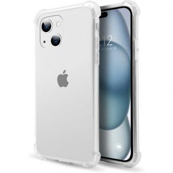 Cover Transparente PcCom Essential con Resistencia Antishock iPhone 15 Plus