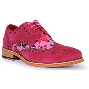 Men's Julio Suede Leather Shoes – Pink Edition