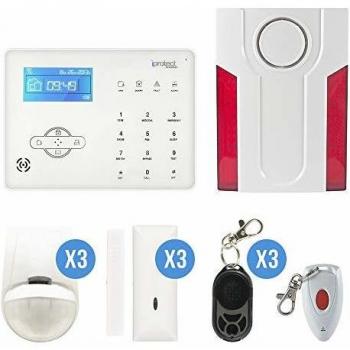 Kit di Allarme Iprotect Evolution GSM 15 e Sirena Flash