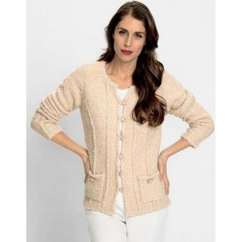 Veste bouclée en tricot