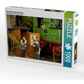 CALVENDO Puzzle Eisenbahner bei der Pause