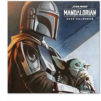 Official Star Wars Mandalorian 2022 Wall Calendar, January 2022