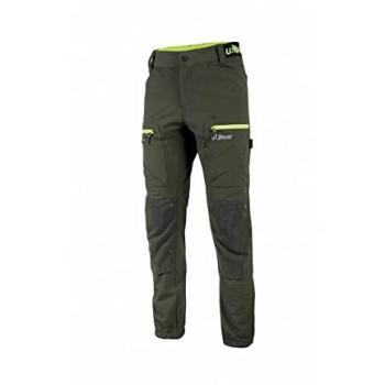 U-Power Pantalon de Travail Horizon Vert Sombre XS