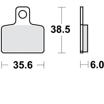Pastiglie freno standard TRW MCB767