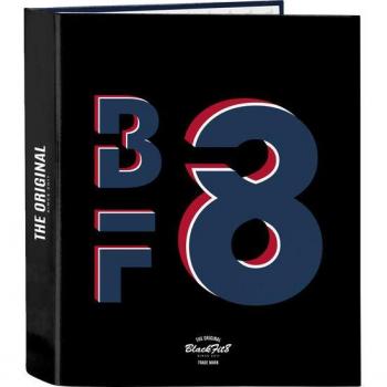 Carpeta F. 4 Anillas 35mm Lomo Ancho Blackfit8 'Urban'