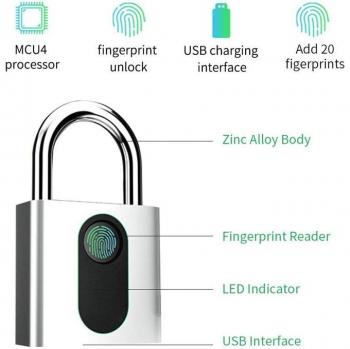 IP66 Waterproof Fingerprint Lock