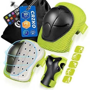 CRZKO Youth Roll‑Safe 6‑in‑1 Protective Gear