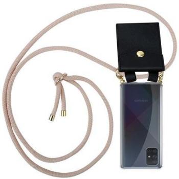 Catena per Cellulari Compatibile con Galaxy A71 in Rosa