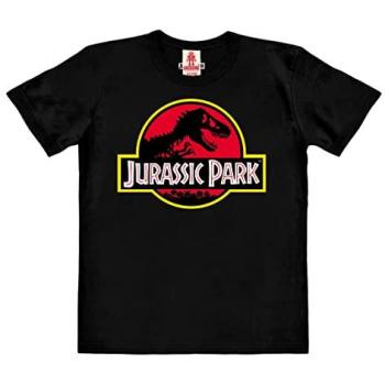 Jurassic Park Logo T-Shirt für Mädchen, schwarz