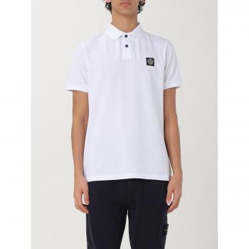 Biopolo Stone Island Bianco L Piquet