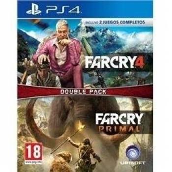 Far Cry Primal / Far Cry 4, Doble Pack Juego para PlayStation 4 PS4