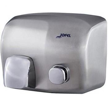 Secamanos pulsador Dahi inox satinado