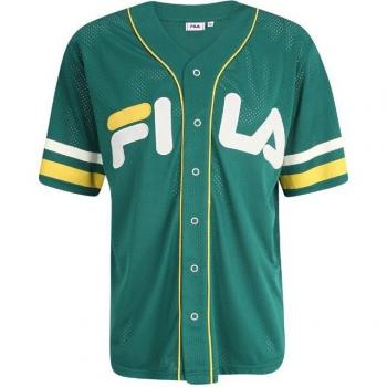 T-shirt fila lashio baseball verde uomo