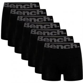 Suttonia Everyday Essentials 7‑Pack Boxers – Black, L