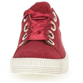 Gabor Damen Low-Top Sneaker 23.330.10, Halbschuh, Schnürschuh, Strassenschuh, Business, Freizeit, Rubin, 40.5 EU / 7 UK
