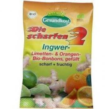 Liebhart’s Bonbon Die scharfen Zwei Ingwer-Limette Ingwer-Orange