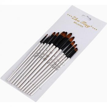 12PCS Paint Brush Set for Kids and Beginners